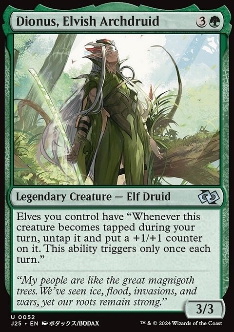 Dionus, Elvish Archdruid